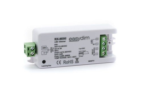Контроллер для светодиодной ленты ES-B-RX-MINI EasyBus SW-Group 12-36В 8А 95х37х20мм картинка 
